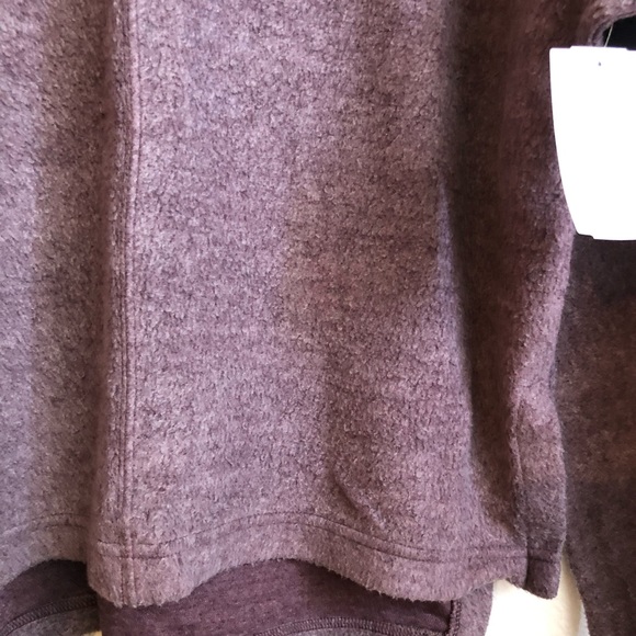 ZELLA Cozy Fleece High/low Sweatshirt In Purple - Picture 6 of 14